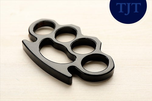 Charged with brass knuckles Bergen County best defense