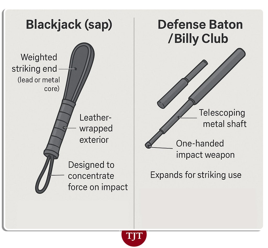 Charged With Possessing a Blackjack or Baton in NJ? Understanding Your Legal Options