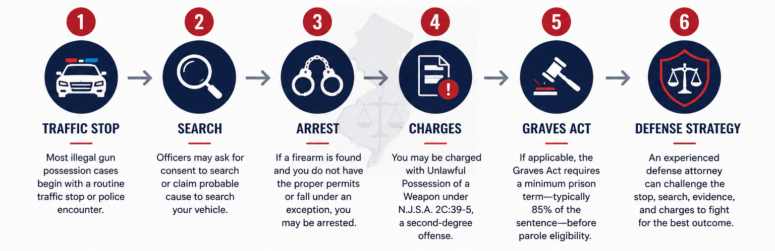 How Illegal Possession Cases Typically Begin in New Jersey